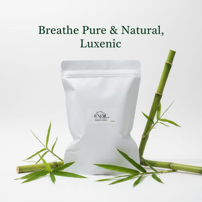 Luxenic Activated Carbon Air Purifier Bag to remove Odor and Moisture from Car, Bathroom and Kitchen - 200 Grams (Classic Khaki)