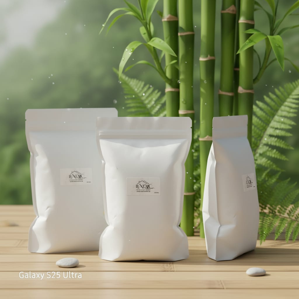 Luxenic Activated Carbon Air Purifier Bag to remove Odor and Moisture from Car, Bathroom and Kitchen - 200 Grams (Classic Khaki)